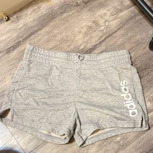 Adidas Heather Gray Lounge Shorts
